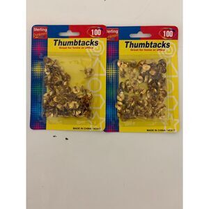 2 packages brass tacks